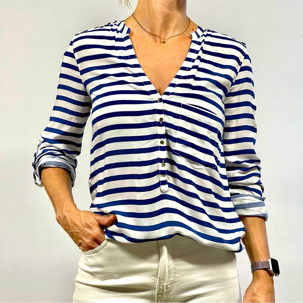 Zara Nautical Stripe Top